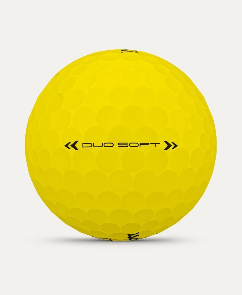 Wilson Duo Soft golfbollar, gula