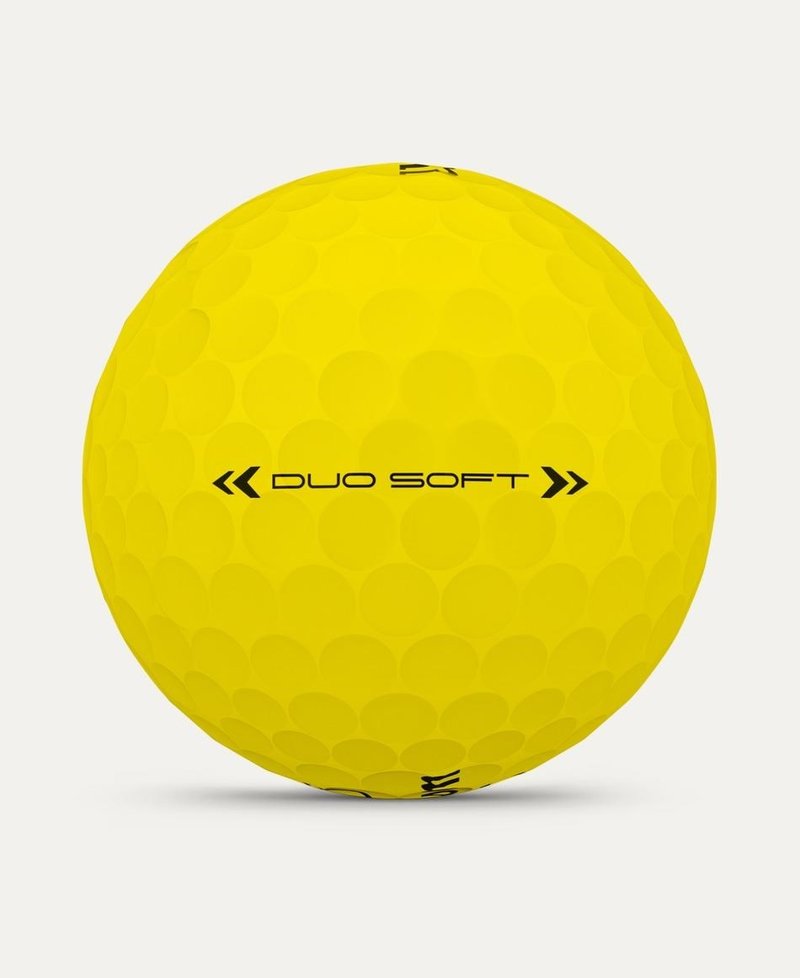 Wilson Duo Soft golfbollar, gula