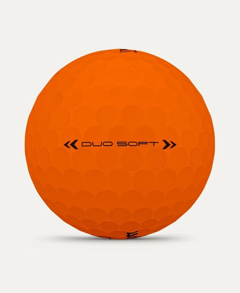 Wilson Duo Soft golfbollar, orange