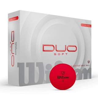 Wilson Duo Soft golfbollar, röda
