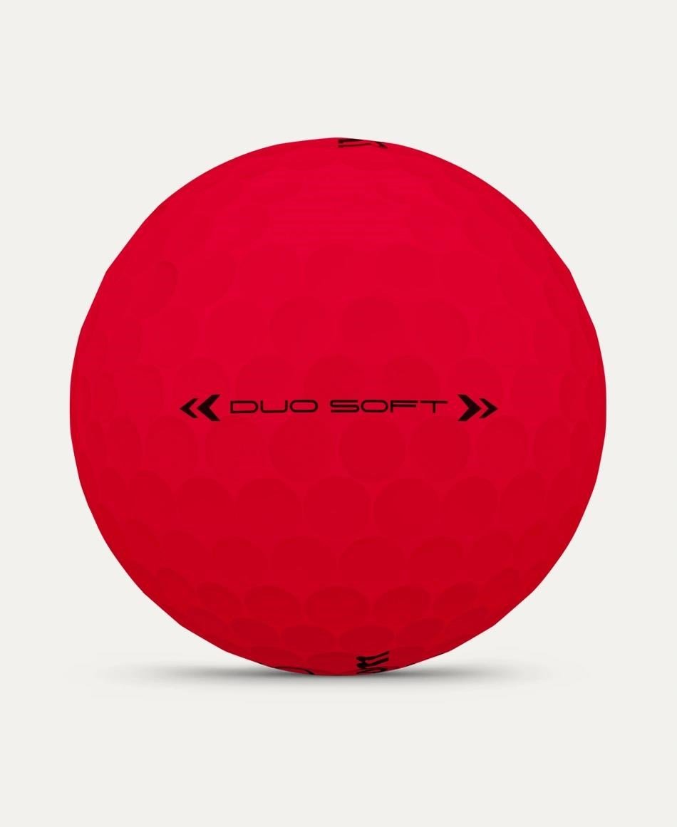 Wilson Duo Soft golfbollar, röda