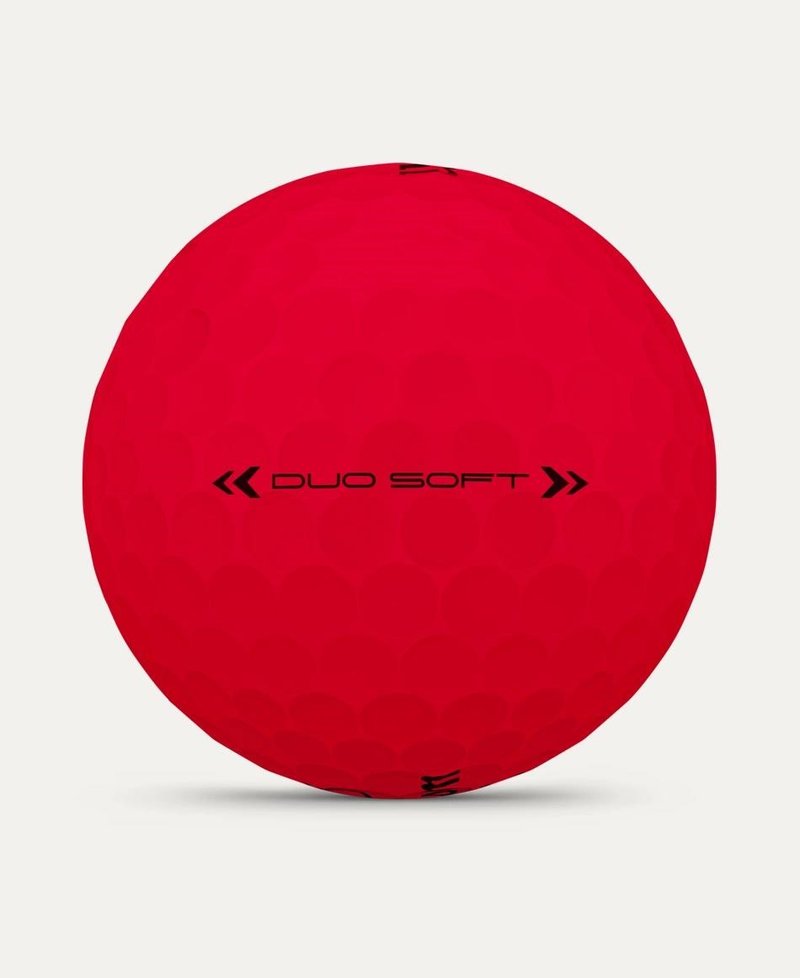 Wilson Duo Soft golfbollar, röda