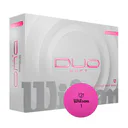 Wilson Duo Soft golfbollar, rosa