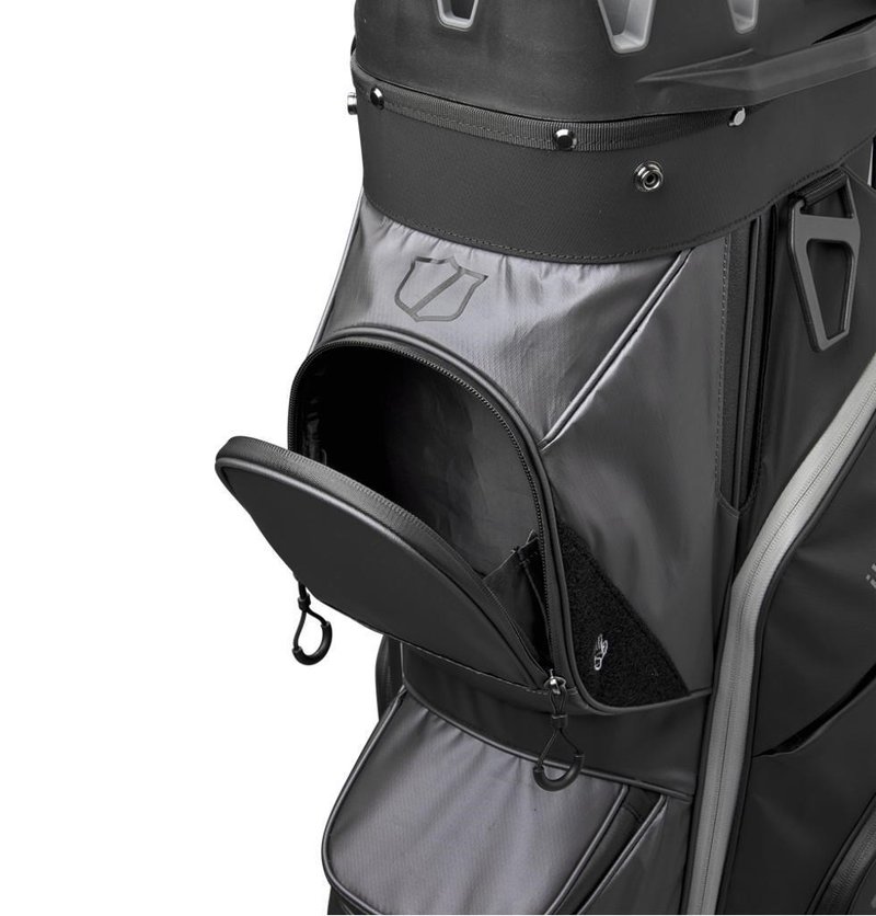 Wilson I-Lock Dry cart bag, svart/grå