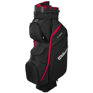 Wilson I Lock cart bag, svart/röd