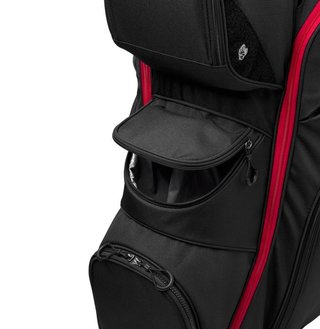 Wilson I Lock cart bag, svart/röd