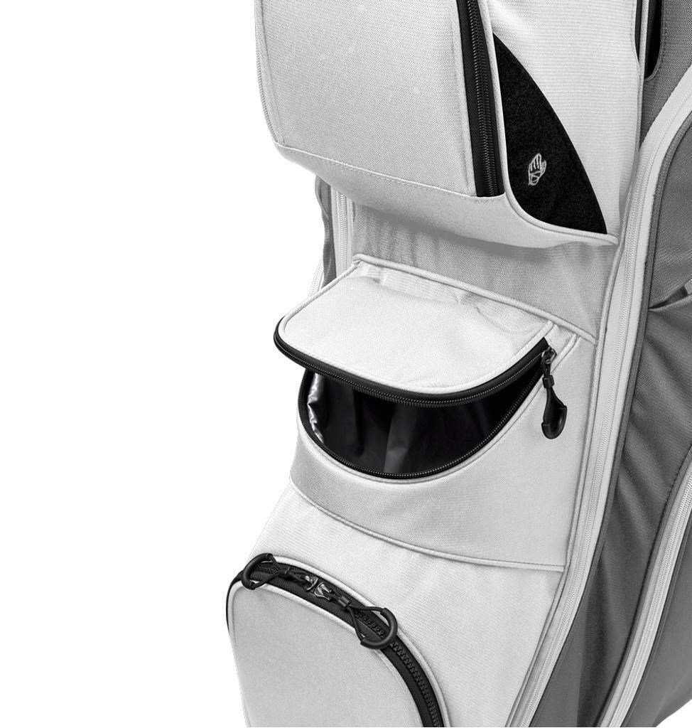 Wilson I Lock cart bag, grå/vit/svart