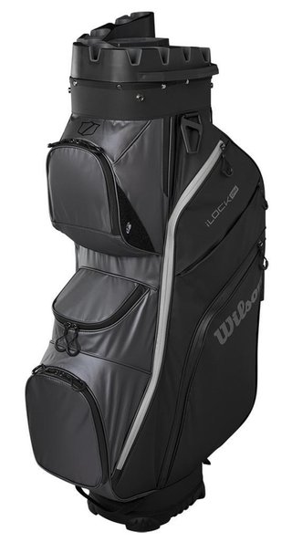 Wilson I Lock cart bag, svart/grå