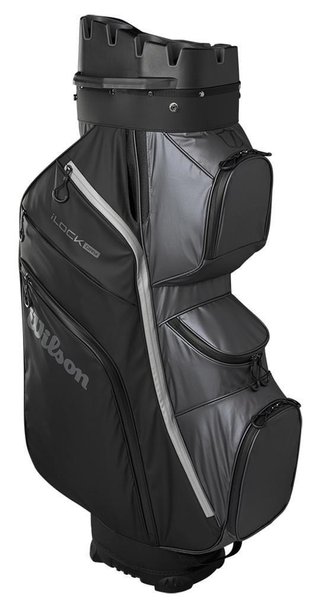 Wilson I Lock cart bag, svart/grå