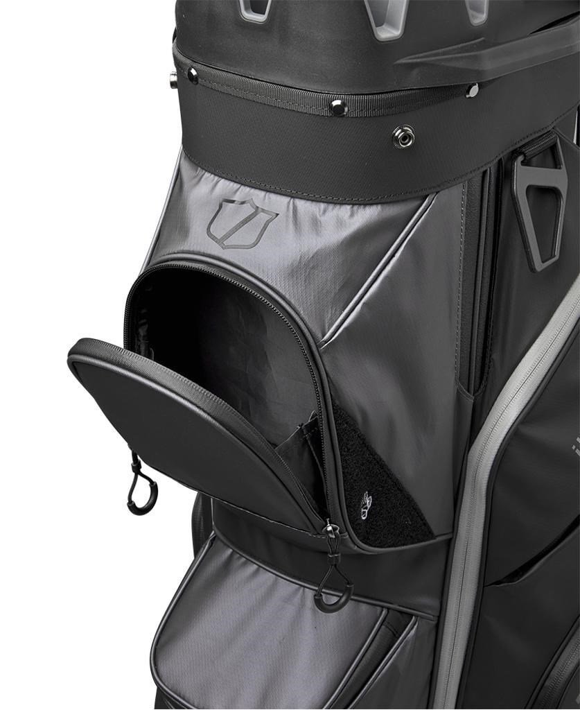 Wilson I Lock cart bag, svart/grå