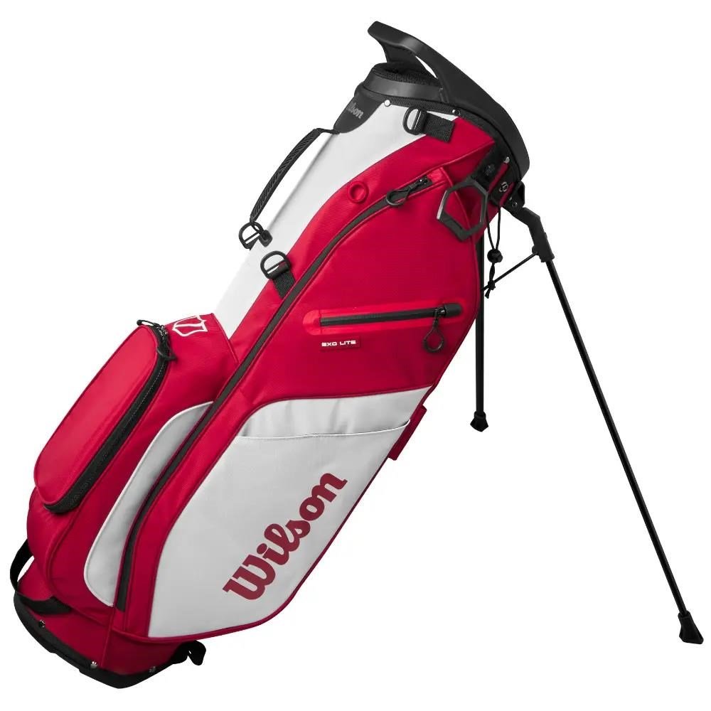 Wilson EXO Lite stand bag, staff red