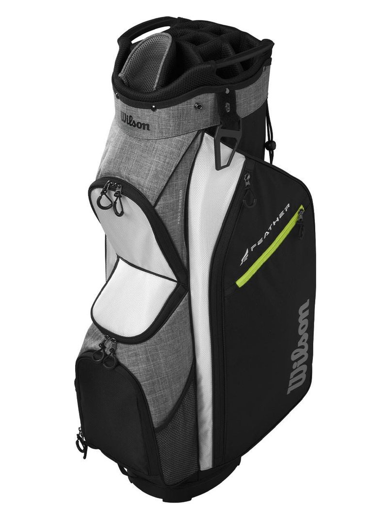 Wilson Feather cart bag, svart/grå/vit