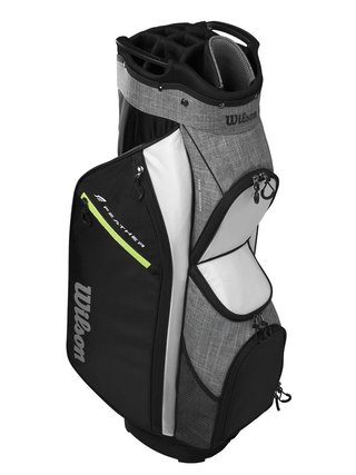 Wilson Feather cart bag, svart/grå/vit