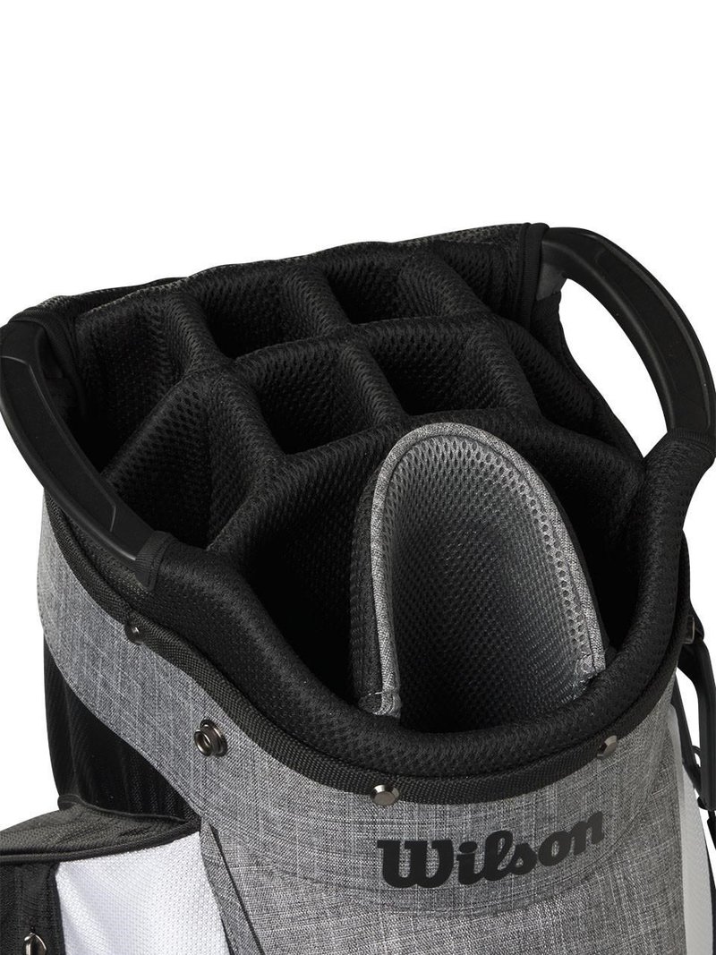 Wilson Feather cart bag, svart/grå/vit