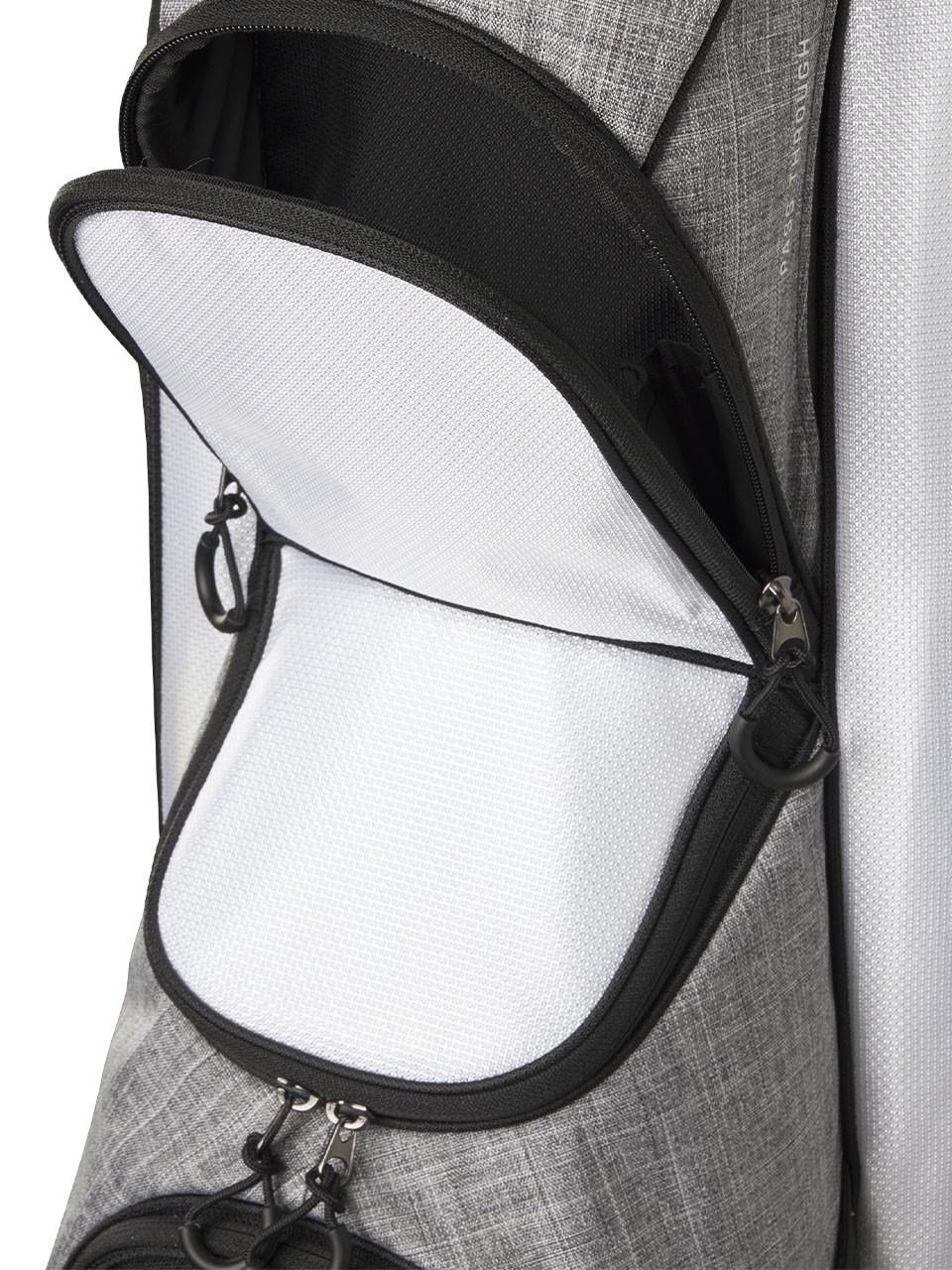 Wilson Feather cart bag, svart/grå/vit