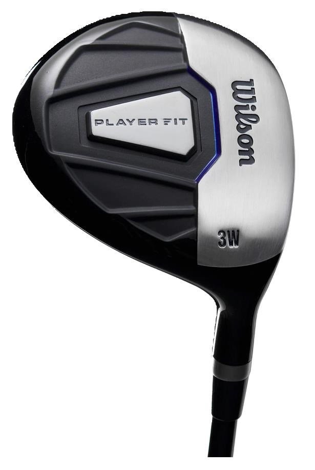 Wilson Player Fit Premium herr golfset, grafit + vagnbag, röd