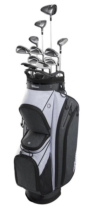 Wilson Player Fit Premium dam golfset, grafit + cart bag