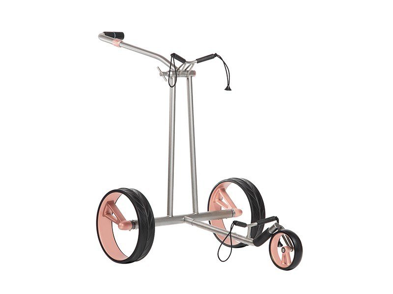 JuCad Phantom Titan Rose 2.0 elektrisk trolley + bärbag, titanium