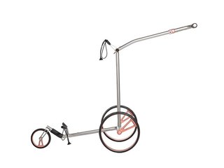 JuCad Phantom Titan Rose 2.0 elektrisk trolley + bärbag, titanium