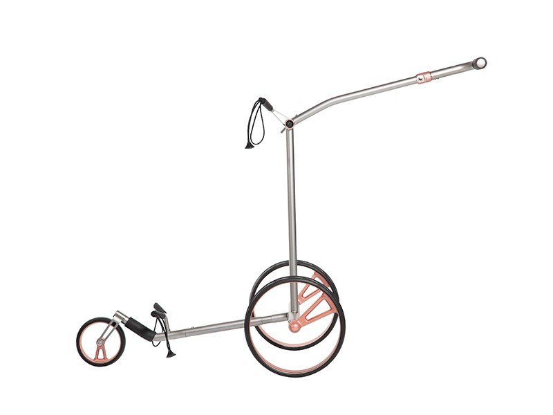 JuCad Phantom Titan Rose 2.0 elektrisk trolley + bärbag, titanium