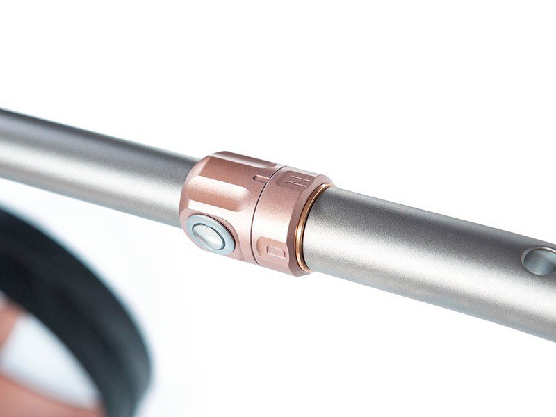 JuCad Phantom Titan Rose 2.0 elektrisk trolley + bärbag, titanium