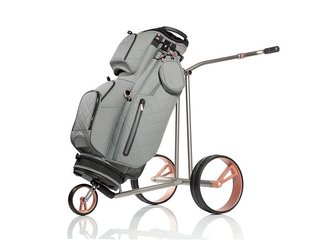 JuCad Phantom Titan Rose 2.0 elektrisk trolley + bärbag, titanium