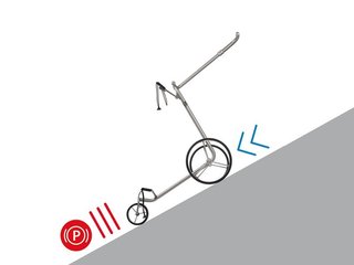 JuCad Phantom Titan Rose 2.0 elektrisk trolley + bärbag, titanium