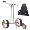 JuCad Phantom Titan Rose 2.0 elektrisk trolley + bärbag, titanium
