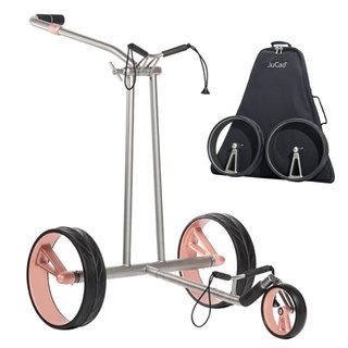 JuCad Phantom Titan Rose 2.0 elektrisk trolley + bärbag, titanium