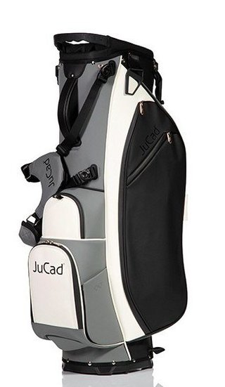 JuCad 2in1 FIirst Class stand bag, svart/grå/vit
