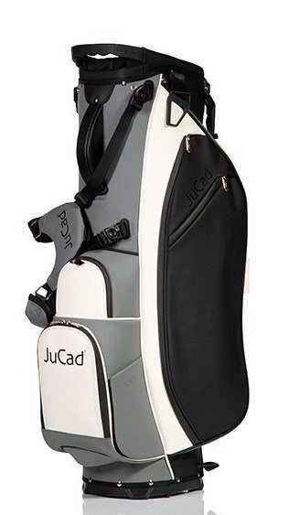 JuCad 2in1 FIirst Class stand bag, svart/grå/vit