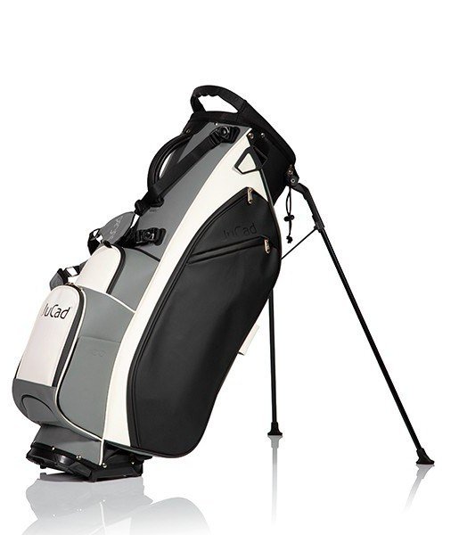 JuCad 2in1 FIirst Class stand bag, svart/grå/vit