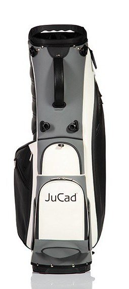 JuCad 2in1 FIirst Class stand bag, svart/grå/vit