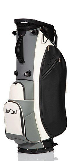 JuCad 2in1 FIirst Class stand bag, svart/grå/vit