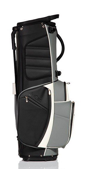 JuCad 2in1 FIirst Class stand bag, svart/grå/vit