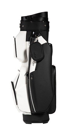 JuCad First Class Revolution cart bag, svart/vit