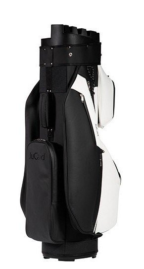 JuCad First Class Revolution cart bag, svart/vit