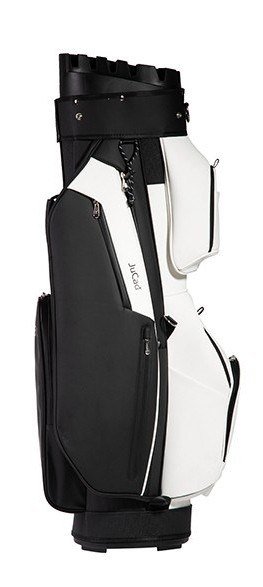 JuCad First Class Revolution cart bag, svart/vit