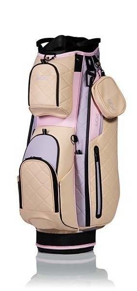 JuCad First Class cart bag, beige/lilac/pink