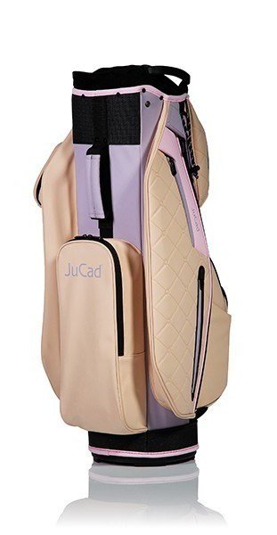JuCad First Class cart bag, beige/lilac/pink