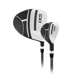 Masters GX1 Gts herr golf halvset, grafit + stand bag, svart/grå/vit
