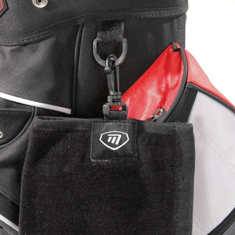 Masters Golf Masters Tri-Fold golfhandduk, svart