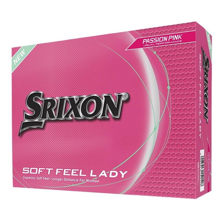 Srixon Soft Feel Lady dam golfbollar, rosa