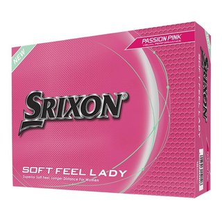 Srixon Soft Feel Lady dam golfbollar, rosa