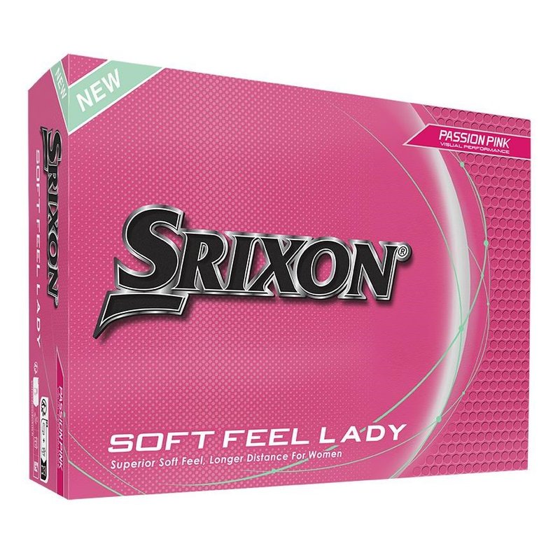 Srixon Soft Feel Lady dam golfbollar, rosa