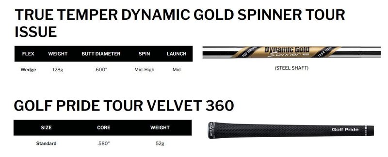 Cleveland RTZ Tour Satin wedge, stål