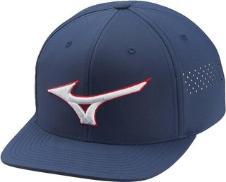 Mizuno Tour Flat Snapback herr golfkeps, navy