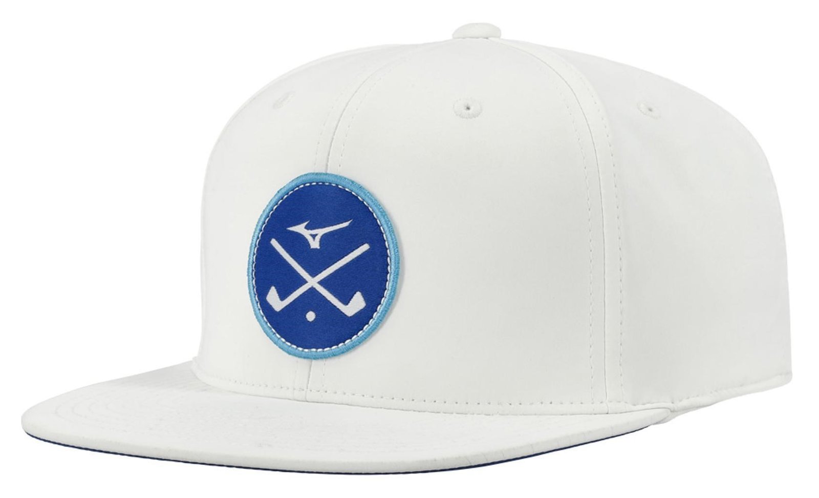 Mizuno Crossed Clubs Snapback golfkeps, vit