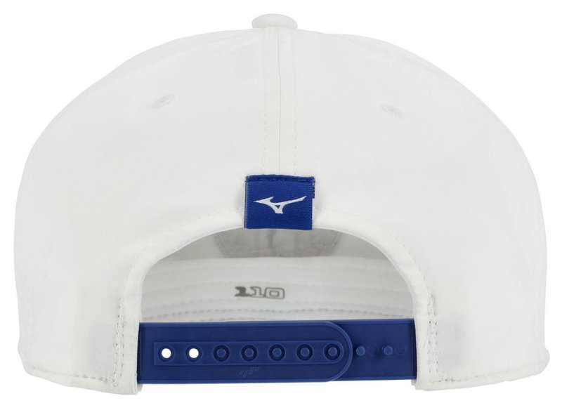 Mizuno Crossed Clubs Snapback golfkeps, vit