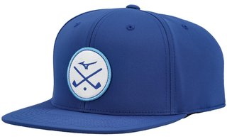 Mizuno Crossed Clubs Snapback golfkeps, royal